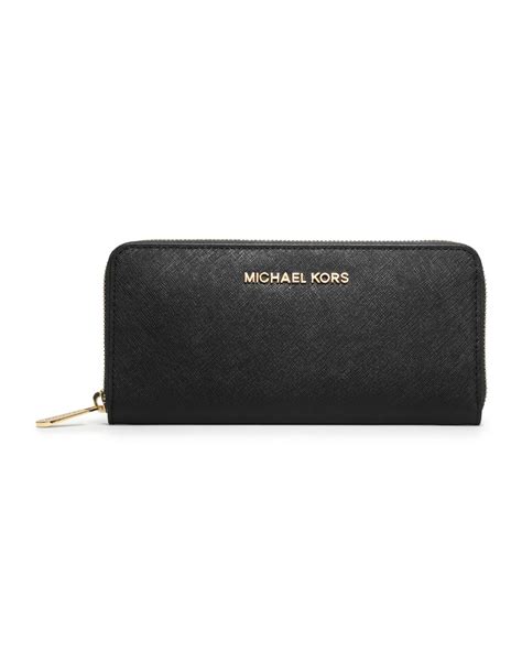 michael kors jet set tan saffiano leather wallet|Michael Kors saffiano wallet black.